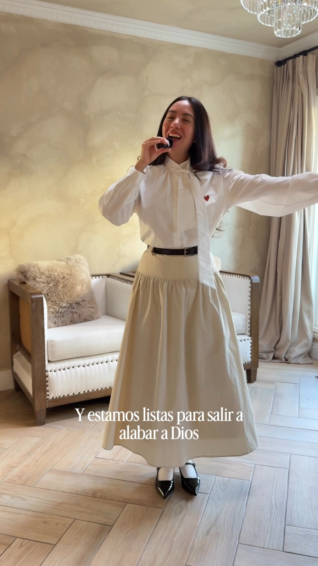 Y nos vamos a la iglesia. ⛪️  @Chicwish 

#LTKootd #LTKOver40 #LTKgrwm
