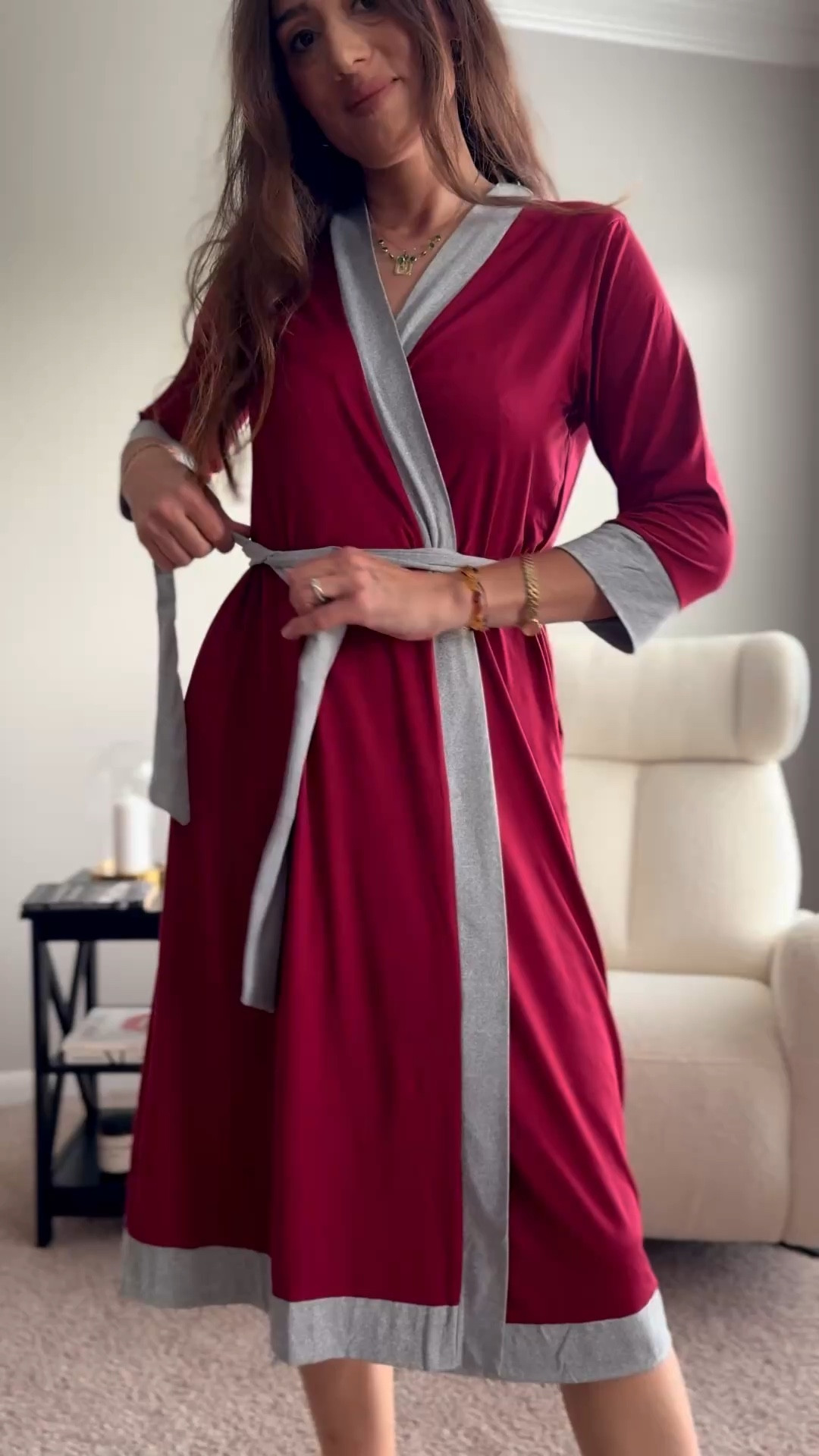 POV: your morning routine but make it aesthetic 🤍
I’ve been living in this robe lately and I’m obsessed. It’s super soft, breathable, and the quality is actually so good. The fit is effortless and chic, and it instantly makes you feel elevated even on your chill days. 

Definitely one of those pieces you didn’t know you needed until you have it ✨
You can shop all of my favorites directly on my LTK and Amazon Storefront accounts linked in my bio 🤍 

#LTKmomlife #LTKmorningroutine #LTKHome