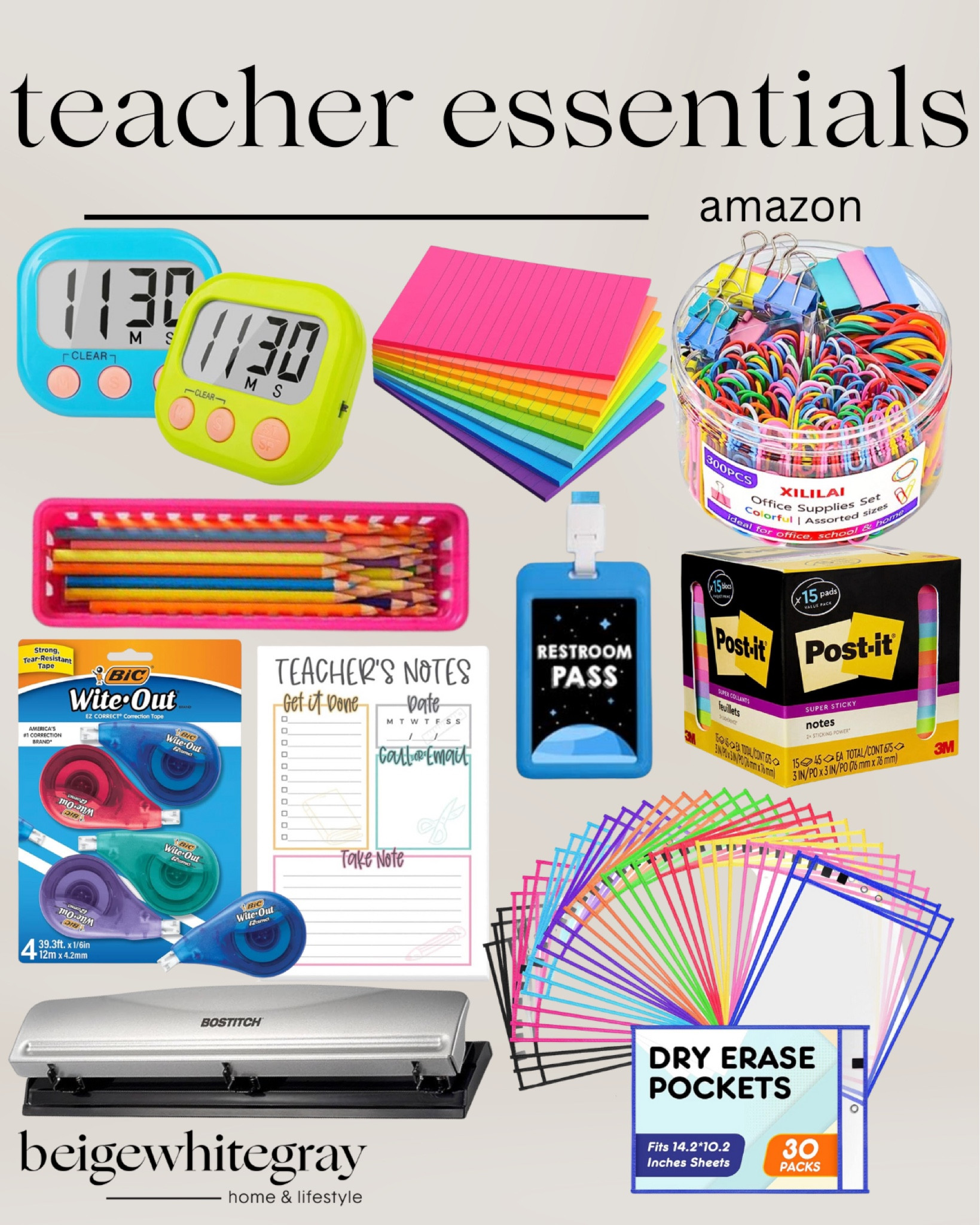 Amazon Teacher Essentials

Back to school  school finds  school essentials  classroom finds  classroom essentials  teacher essentials  teaching finds  teacher finds  kids school finds  beigewhitegray 

#LTKBacktoSchool #LTKFindsUnder100