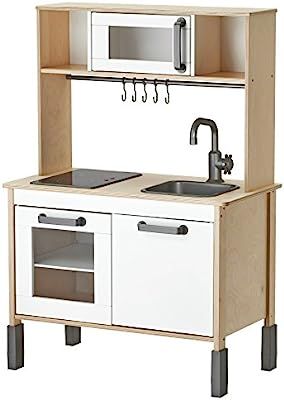 Ikea Duktig Mini-kitchen, Birch Plywood, White | Amazon (US)