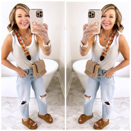 Holy 🐮I’ve gotten the most Private messages about this tank and jeans lately! Here ya go

Xo, Brooke

#LTKSeasonal #LTKTravel #LTKStyleTip