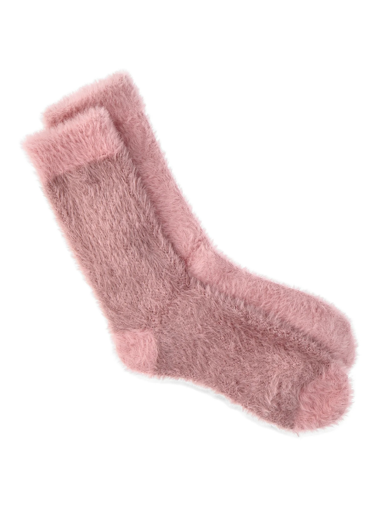No Boundaries Cozy Socks, 2-Pack, Women’s | Walmart (US)