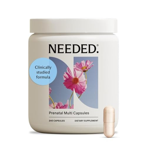 Needed. Multivitamin with Choline Capsules for Prenatal, Pregnancy, Breastfeeding, Postpartum | Expertly-Formulated & Third-Party Tested| 30-Day Supply | Amazon (US)