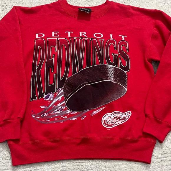 Vintage Detroit Red Wings Crewneck Sweatshirt | Poshmark