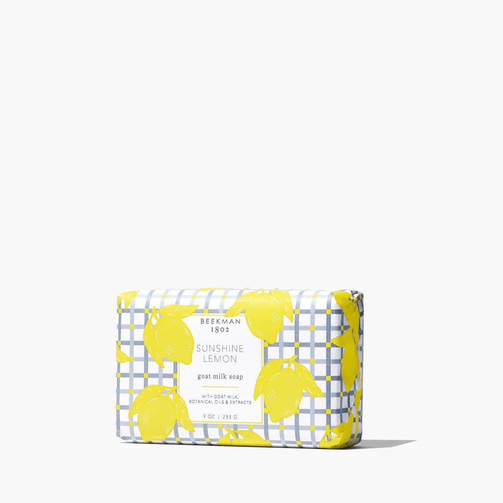 Sunshine Lemon Goat Milk Soap | Beekman 1802