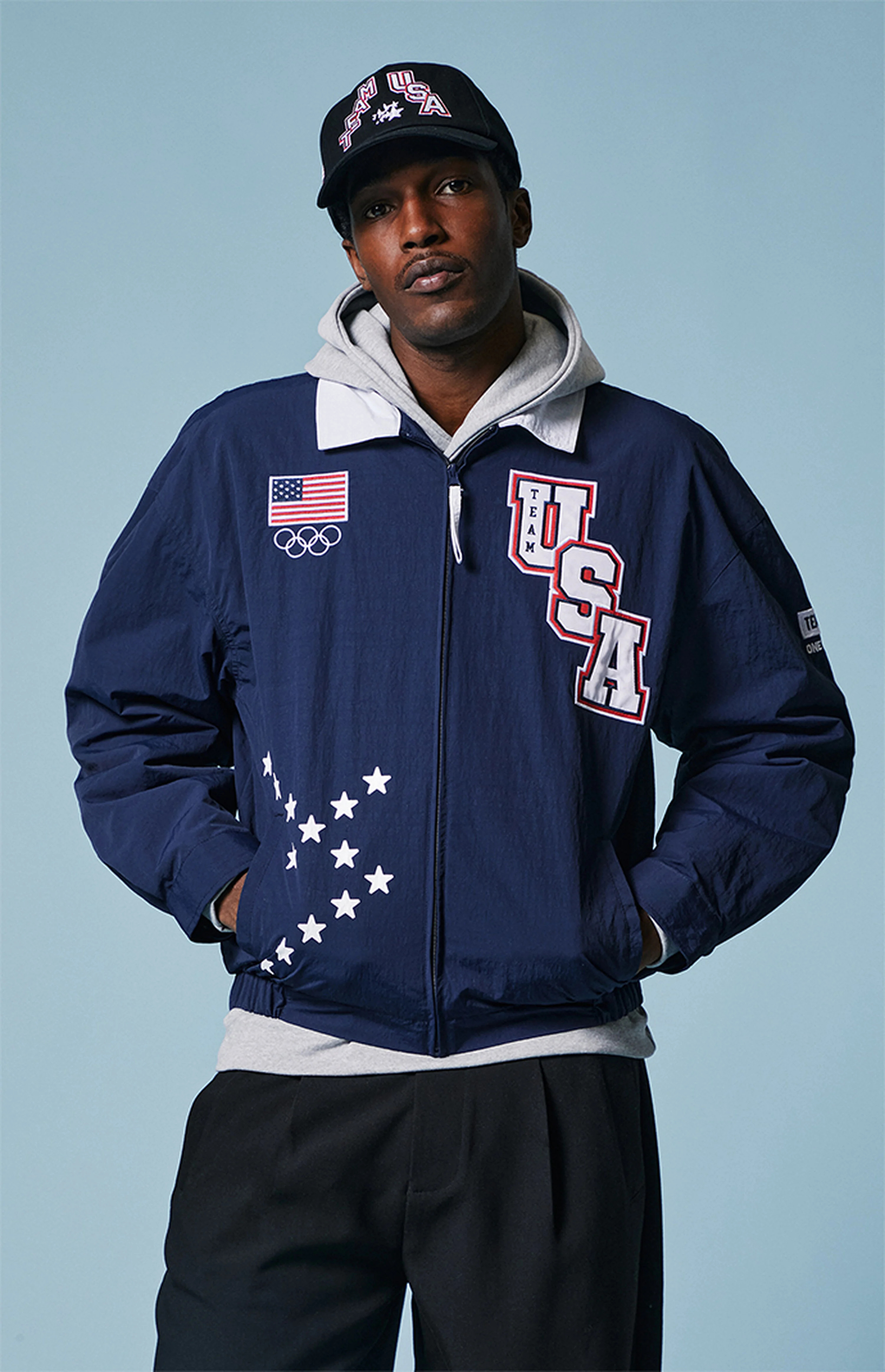 Olympics Milano Cortina Team USA One For All Star Studded Jacket | PacSun