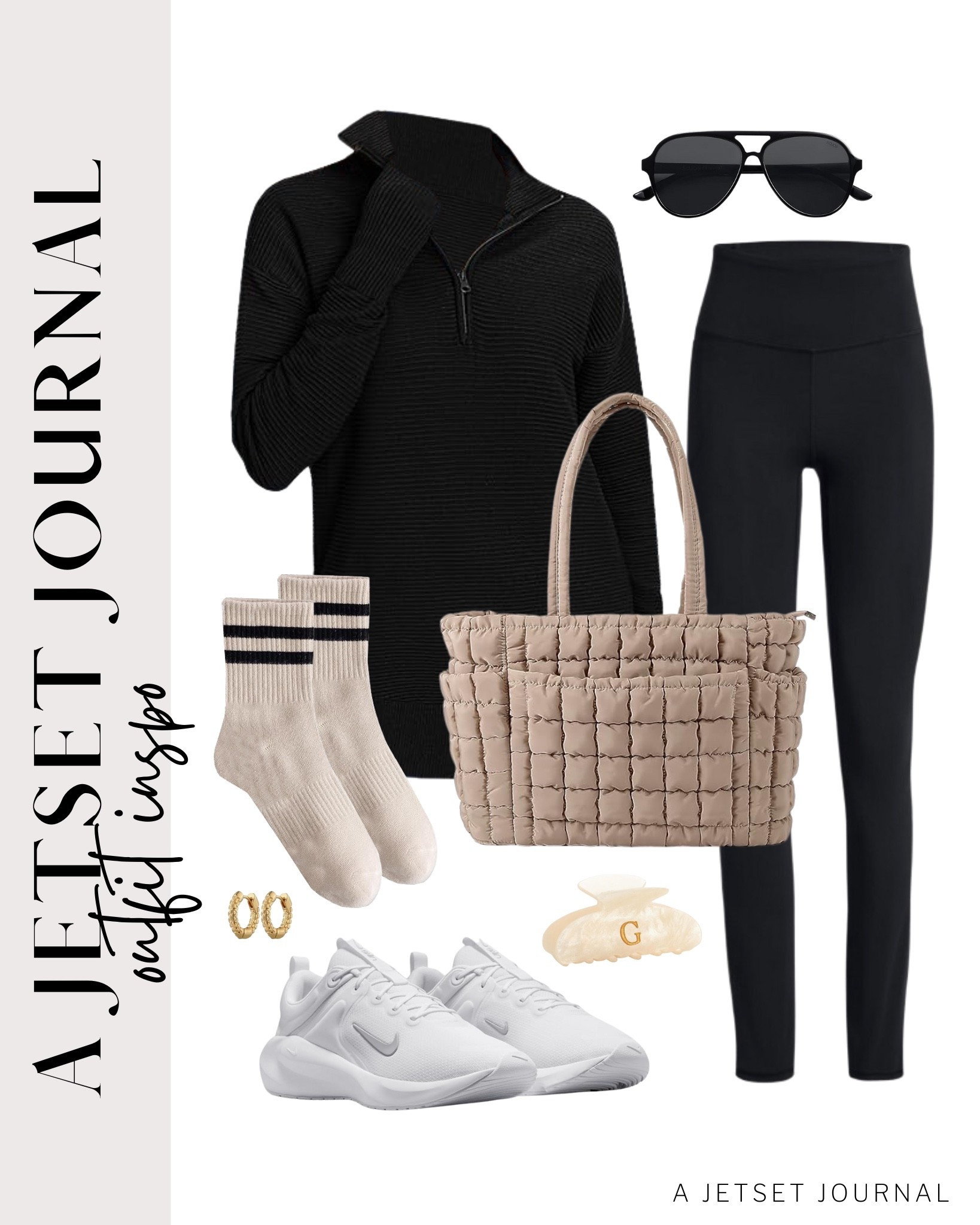 Leggings, a sweater, and sneakers make a simple outfit that’s cute and comfy!
half zip sweater, puffy laptop tote bag, running shoes, cute hair clips, casual look, vacation style, winter style, makeup must have, beauty favorite, transitional outfit, functional bag, amazon fashion, affordable style

#LTKSeasonal #LTKU #LTKFindsUnder50