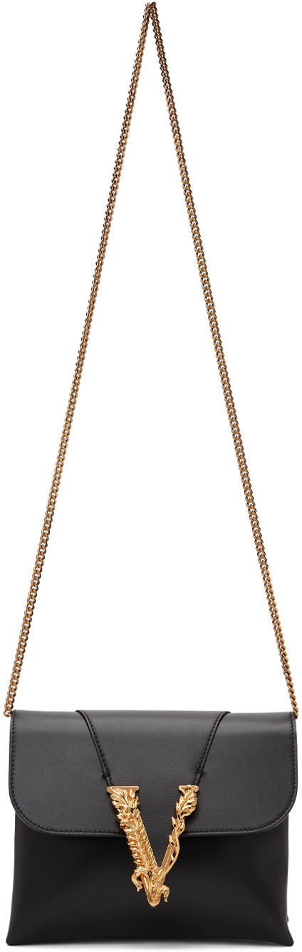 Black Virtus Clutch Shoulder Bag | SSENSE