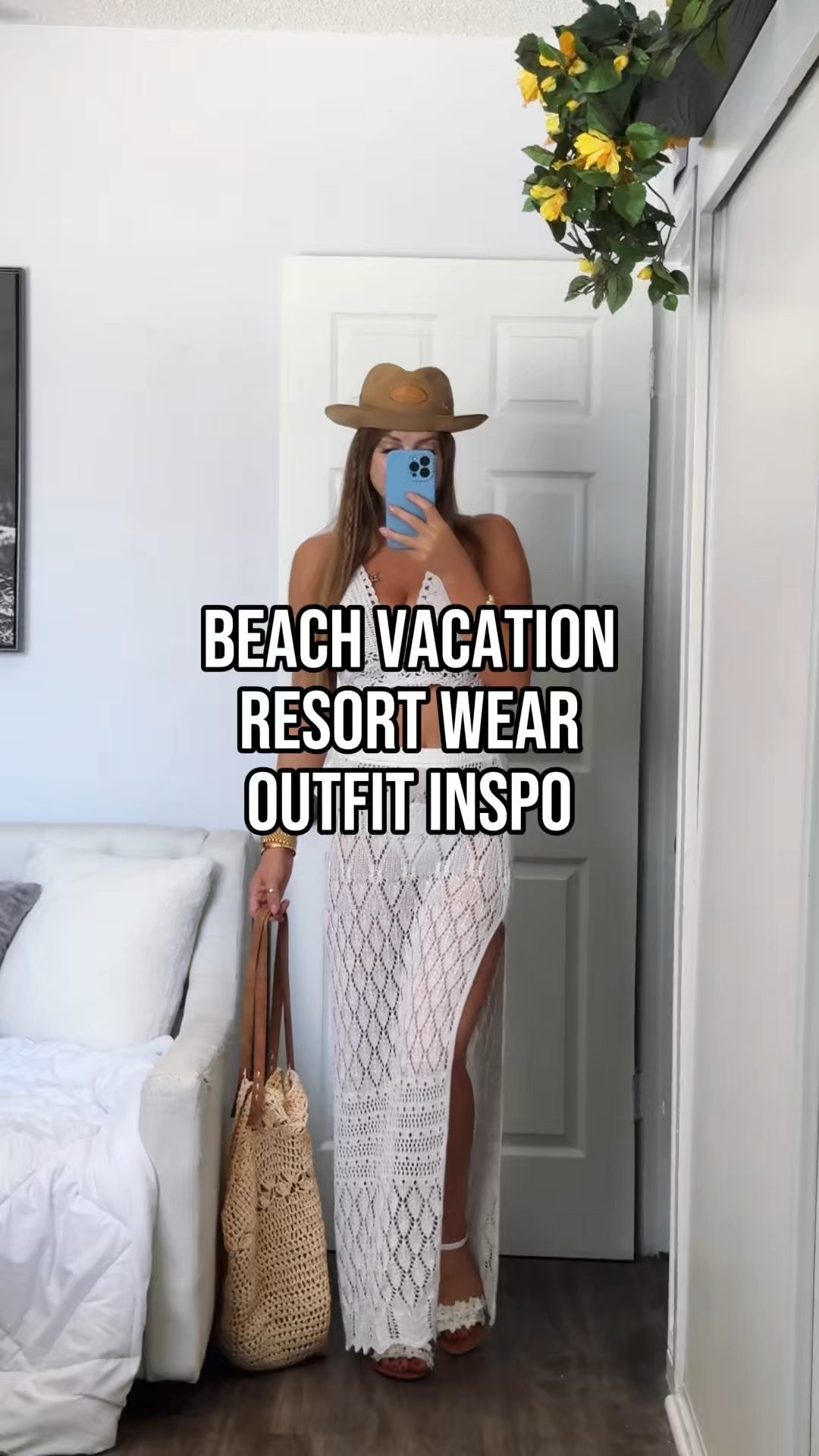 beach vacation resort wear outfit inspo ☀️🏖️👙🐚💦 this beach coverup is perfection!! These two pieces together are a perfect match wearing a size medium in top & bottom - true to size.

#LTKSwim #LTKTravel #LTKFindsUnder50