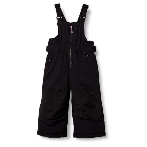 Amazon Essentials Girls' Water-Resistant Ski & Snow Bib Overall, Black, Medium | Amazon (US)