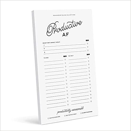 Bliss Collections To Do List Notepad, Productive AF, Magnetic Weekly and Daily Planner for Organi... | Amazon (US)