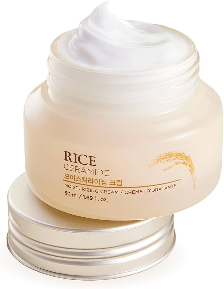 The Face Shop Rice Ceramide Moisturizing Cream - Rice Extract + Rice Bran Oil - Hydrating Targets... | Amazon (US)