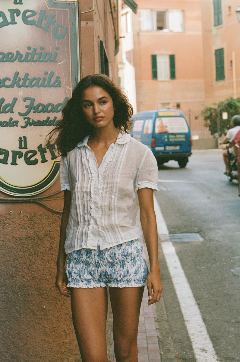 Ischia Top | White | With Jean (US)