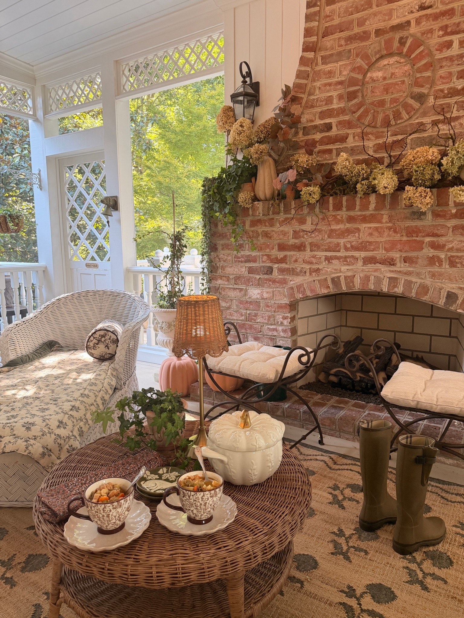 These cozy mugs, scalloped dishes & pumpkin baking dish are such an easy way to bring a little fall into everyday moments. I also added pumpkins, dried hydrangeas & warm autumn touches to the mantel for a cozy seasonal refresh. 🤎

#LTKSeasonal #LTKfoodie #LTKHome
