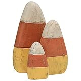 CWI Gifts Wooden Candy Corn Shelf Sitters 3/Set, Multi | Amazon (US)
