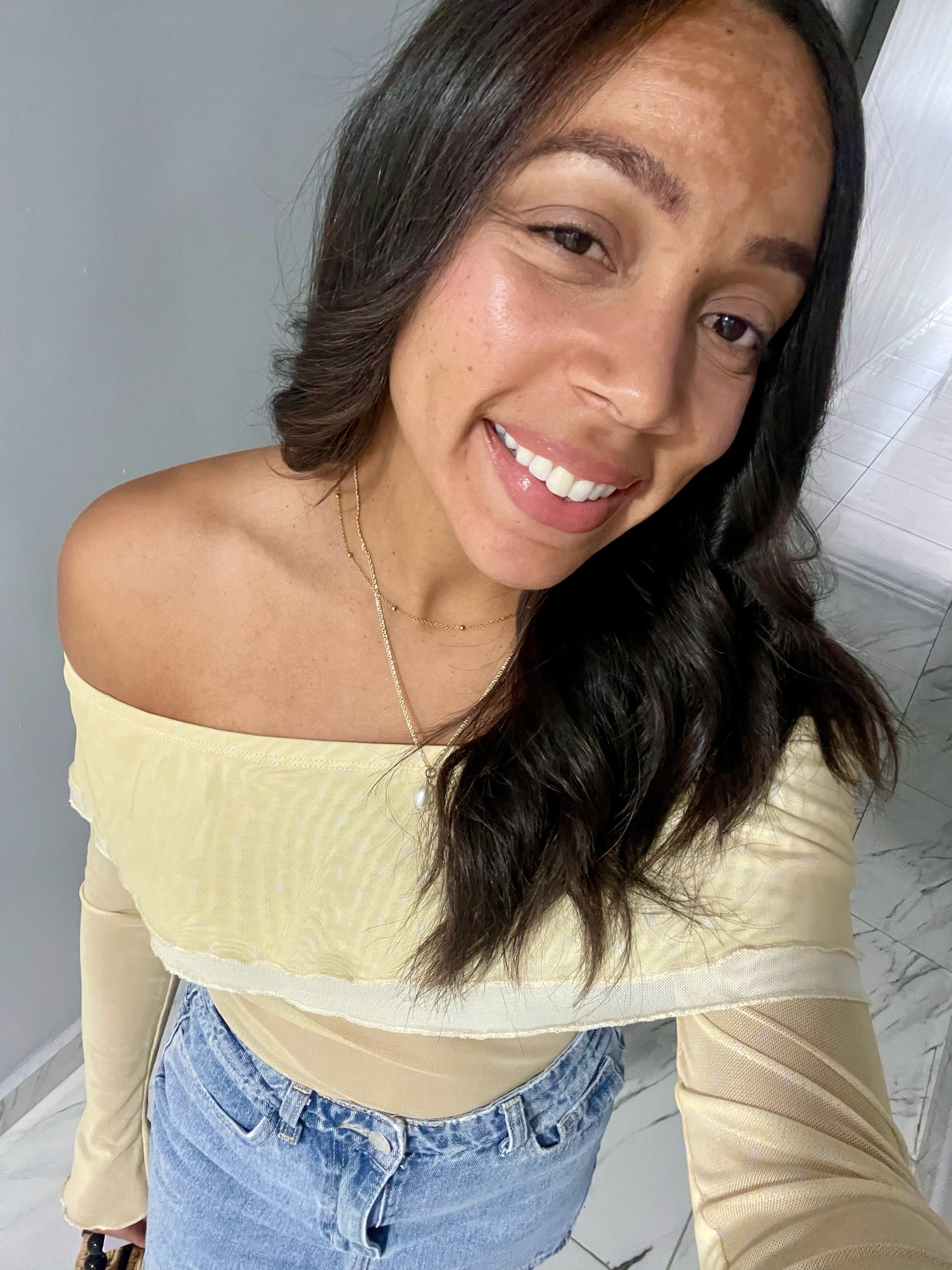 Cutest off the shoulder top

#LTKgrwm #LTKootd #LTKSeasonal