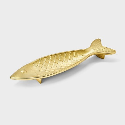 Metal Fish Jewelry Trinket Tray - A New Day™ Gold | Target