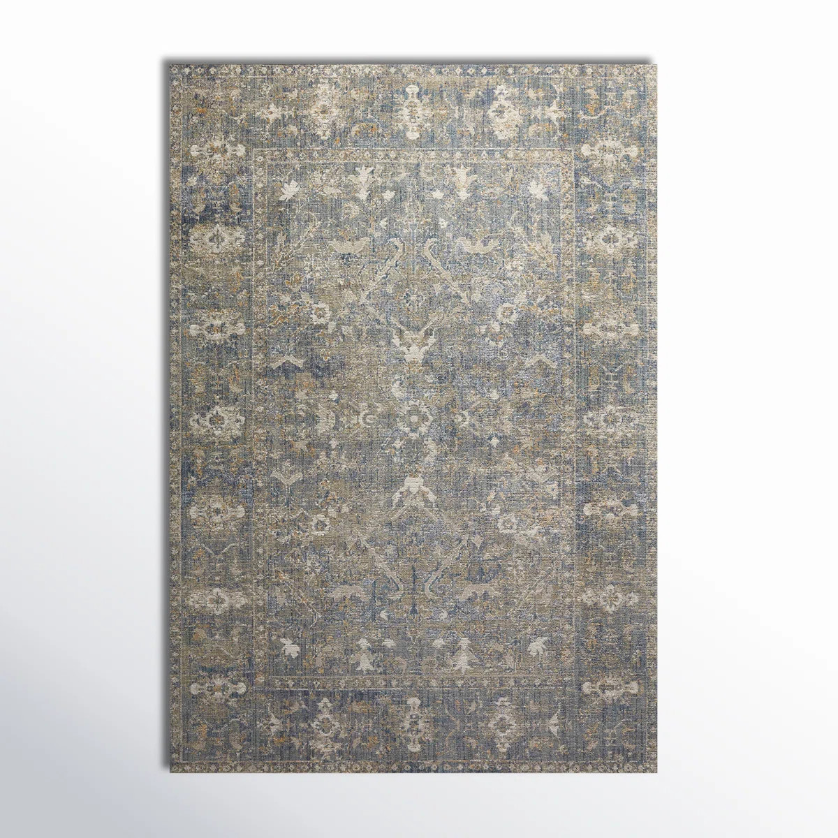 Chris Loves Julia x Loloi Rosemarie Oriental Sand/Lagoon/Off White Area Rug | Wayfair North America