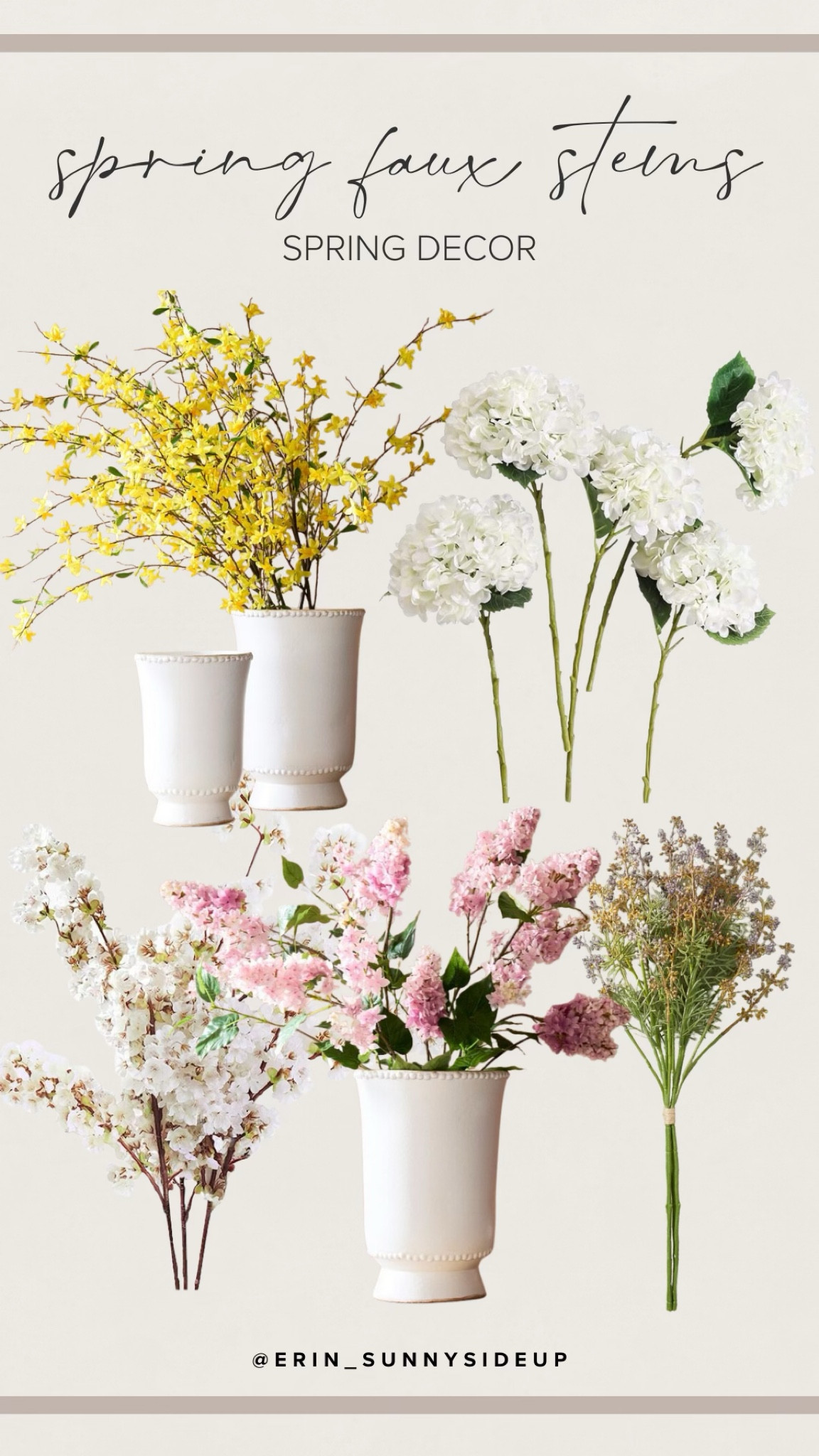 Spring Faux Stems! 

#LTKSeasonal #LTKfindsunder50 #LTKhome