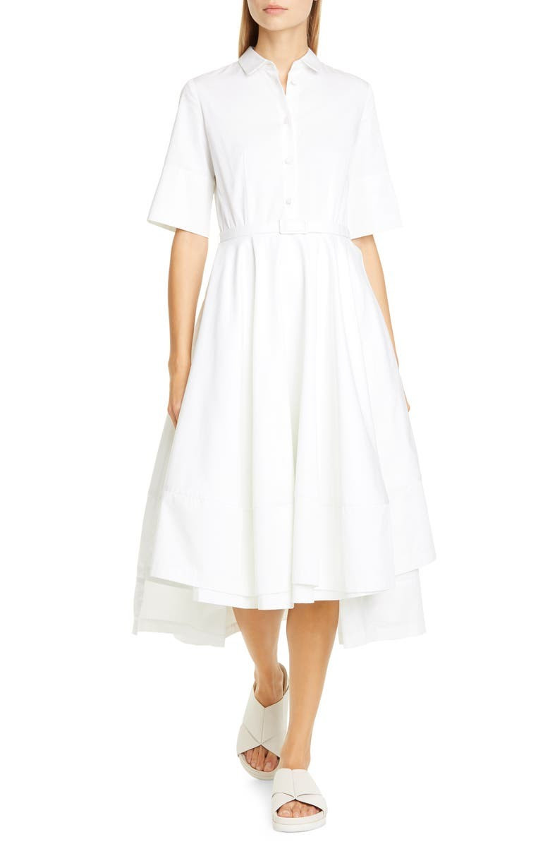 Co Belted Cotton Fit & Flare Shirtdress | Nordstrom | Nordstrom