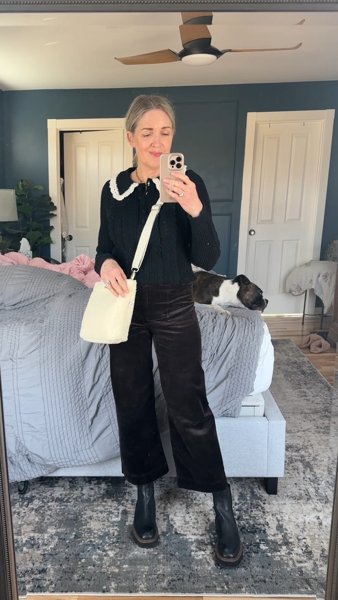 Black and brown outfit idea.

Sezane sweater size s
Colette corduroys size 25

✨use code JILL20 for 20% off at Quilted Koala handbags.

Winter outfit, Anthropologie, Maeve Colette, mom looks, trendy fashion, style over 40, style inspo 



#LTKWorkwear #LTKSeasonal #LTKWatchNow