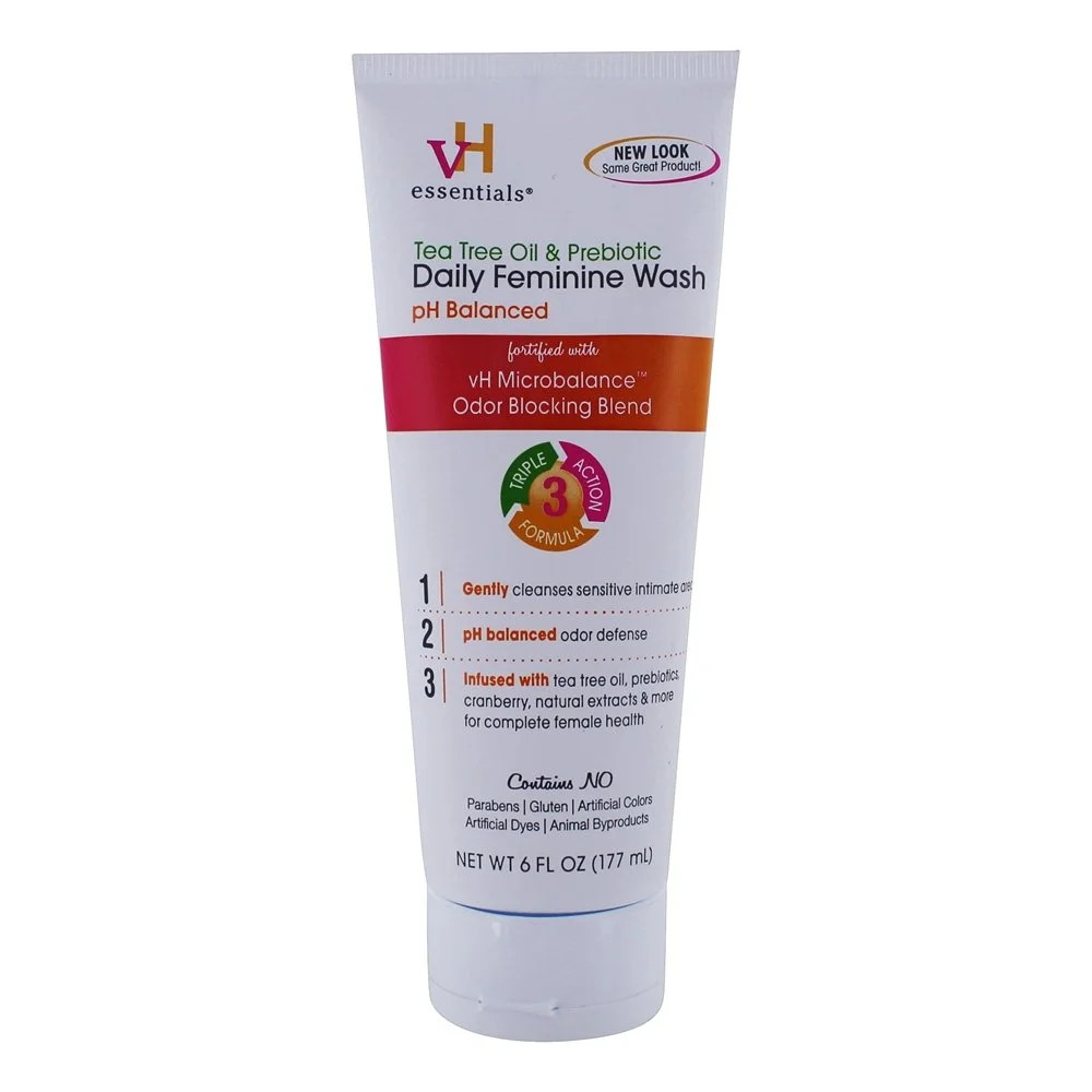 VH Essentials - Daily Feminine Wash Tea Tree Oil & Prebiotic - 6 fl. oz. | Walmart (US)