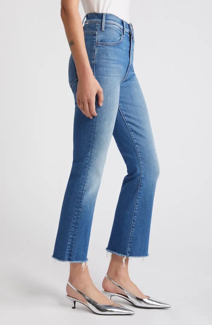 MOTHER The Hustler Frayed Ankle Jeans | Nordstrom | Nordstrom