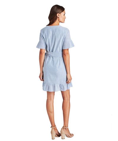 Seersucker Wrap Dress | Vineyard Vines