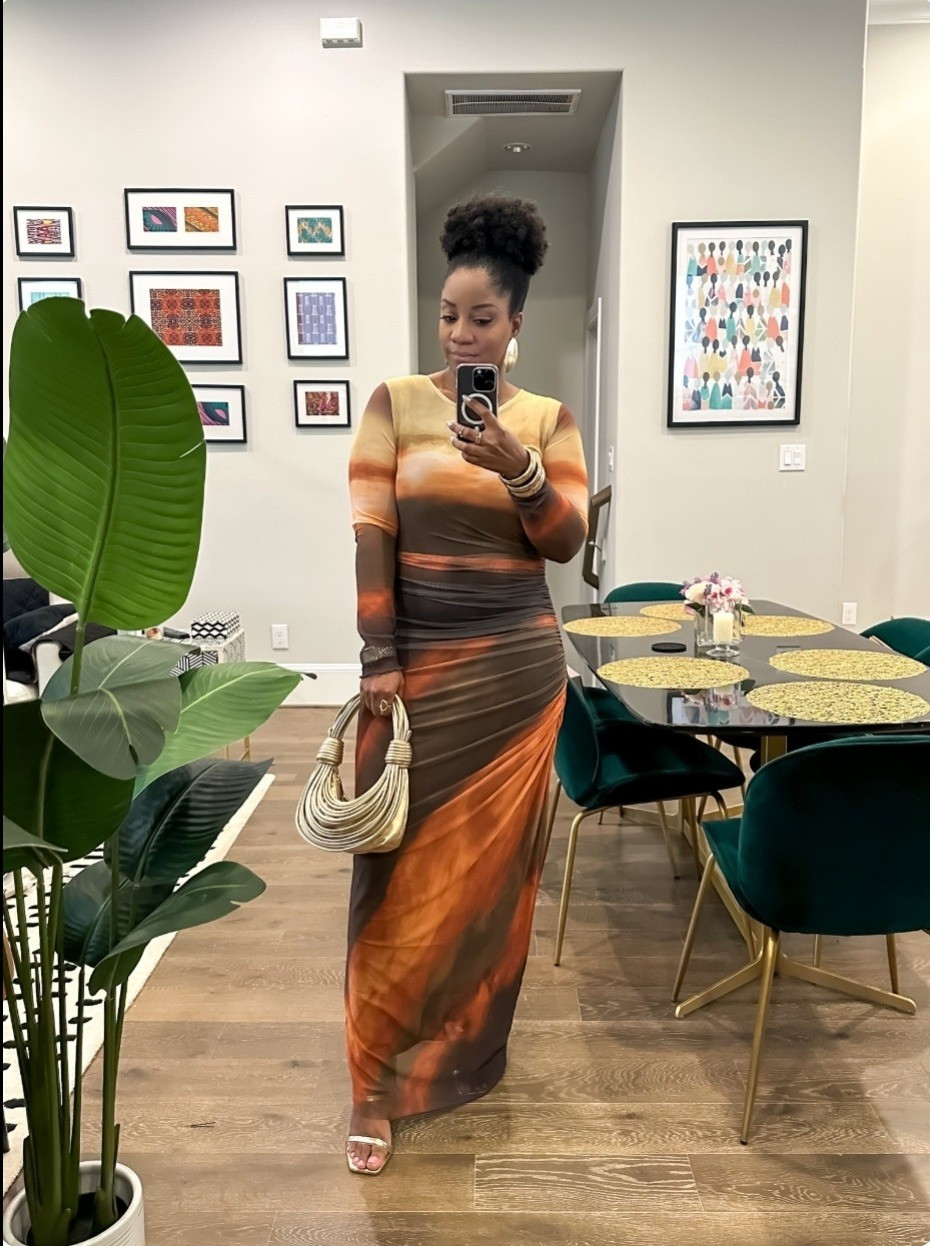 Wore this dress to a dinner. Wearing a L. #FoundItOnAmazon tie dye maxi dress / ruched bodycon dress / long sleeve mesh dress / mesh bodycon maxi / trendy tie dye outfit / fitted mesh dress / evening party dress / stylish bodycon look / bold print maxi dress / long sleeve fitted dress / statement mesh dress / wedding guest dress / sleek ruched dress / night out outfit idea / Amazon party dress / Amazon fashion maxi dress

#LTKMidsize #LTKootd #LTKSeasonal