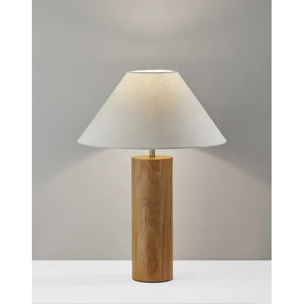 Canopy Natural Wood Block Table Lamp | Bed Bath & Beyond