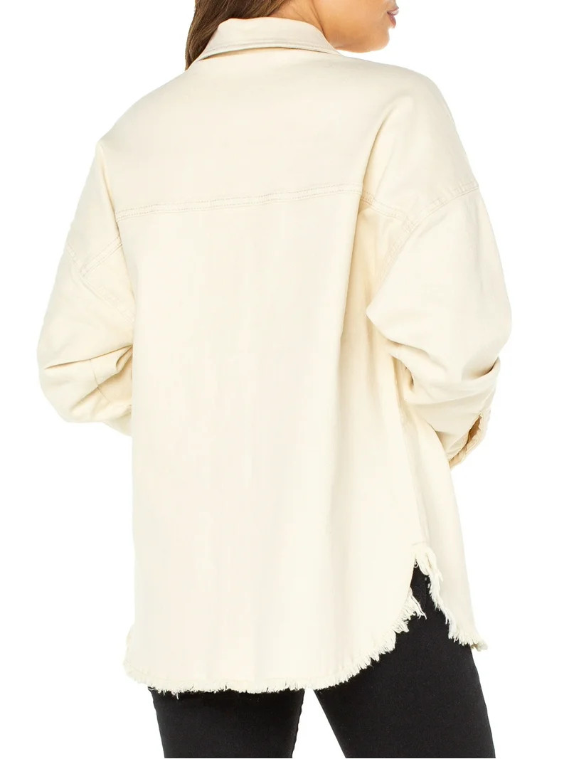 Celebrity Pink Women's Juniors Denim Shacket | Walmart (US)