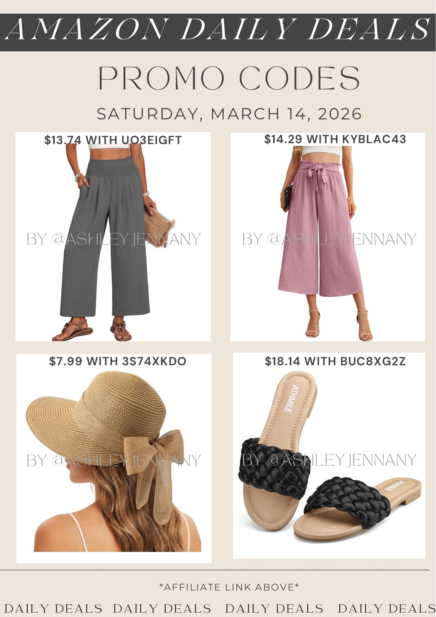 Amazon fashion deals 

#LTKSeasonal #LTKMidsize #LTKSaleAlert