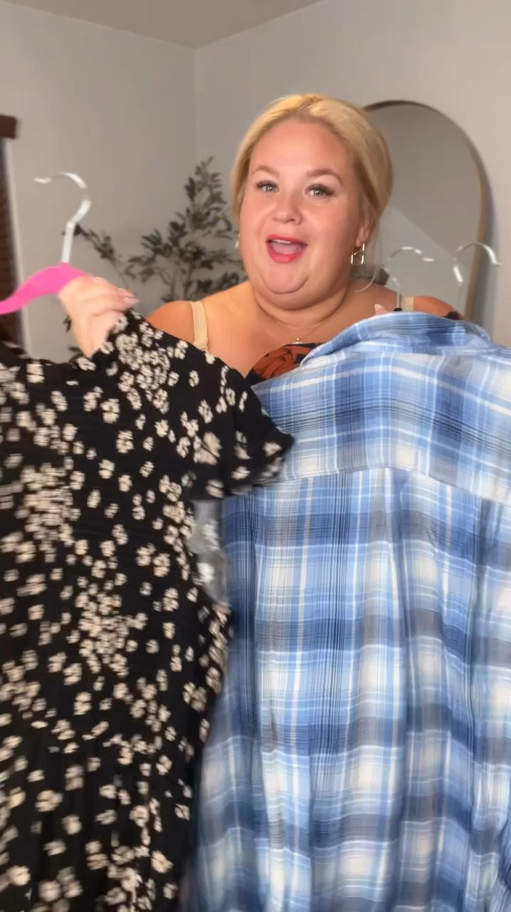 Walmart plus size haul
Blue dress 3x
Black 2x
Navy and rust 1x

#LTKFindsUnder50 #LTKOver40 #LTKPlusSize
