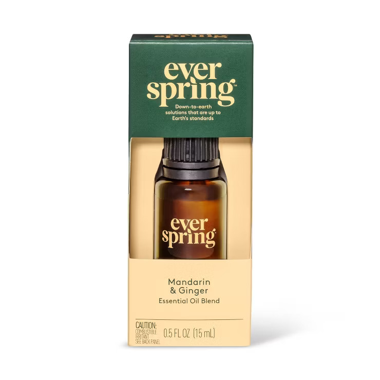 Mandarin & Ginger Essential Oil Blend - 0.5 fl oz - Everspring™ | Target