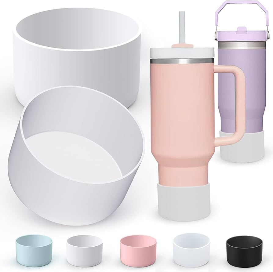 AIERSA 2Pcs Silicone Bumper Boot for Stanley Quencher Adventure 40oz Tumbler with Handle & Stanle... | Amazon (US)