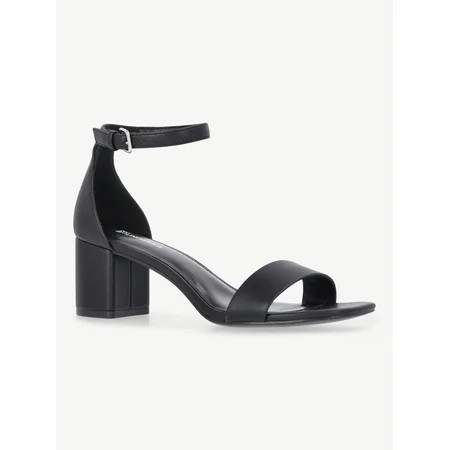 No Boundaries Women's Heeled Dress Sandal | Walmart (US)