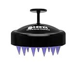 Hair Shampoo Brush, HEETA Scalp Care Hair Brush with Soft Silicone Scalp Massager (Black) | Amazon (US)