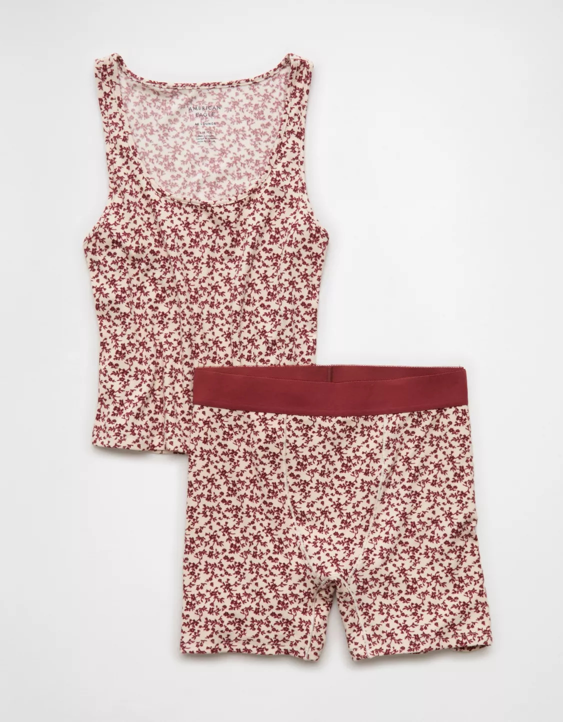 AE Boy Short + Tank Top Lounge Set | American Eagle Outfitters (US & CA)