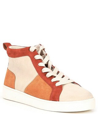 Mac Colorblock Suede High Top Sneakers | Dillard's