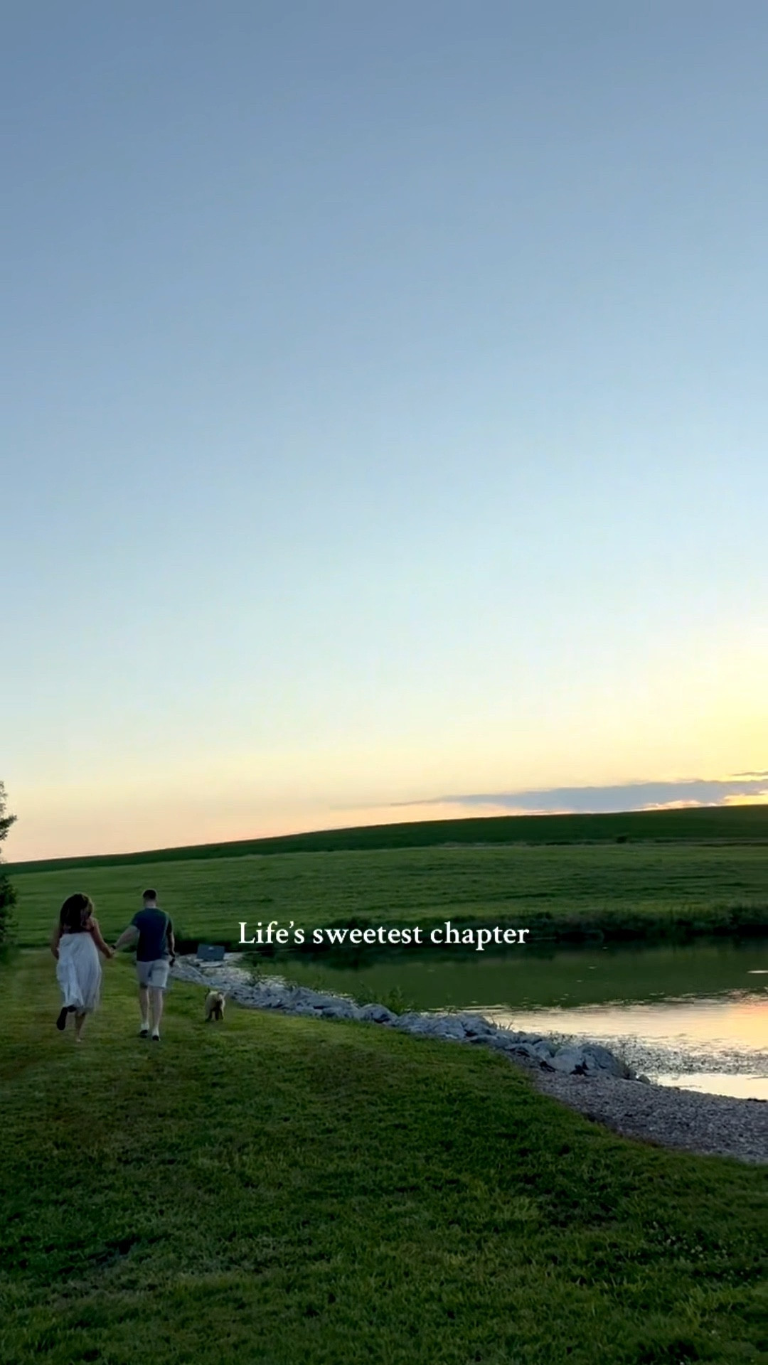 Golden hour couples photoshoot with our puppy 🫶🏼 The moments I’ll always remember. 

#goldenhour #puppy #couplesphotoshoot #couplegoals #family 

#LTKPets #LTKFamily #LTKStyleTip