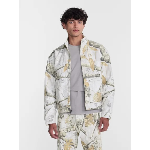 No Boundaries x Realtree Cotton Trucker Jacket, Men's Sizes XS-4XLT | Walmart (US)