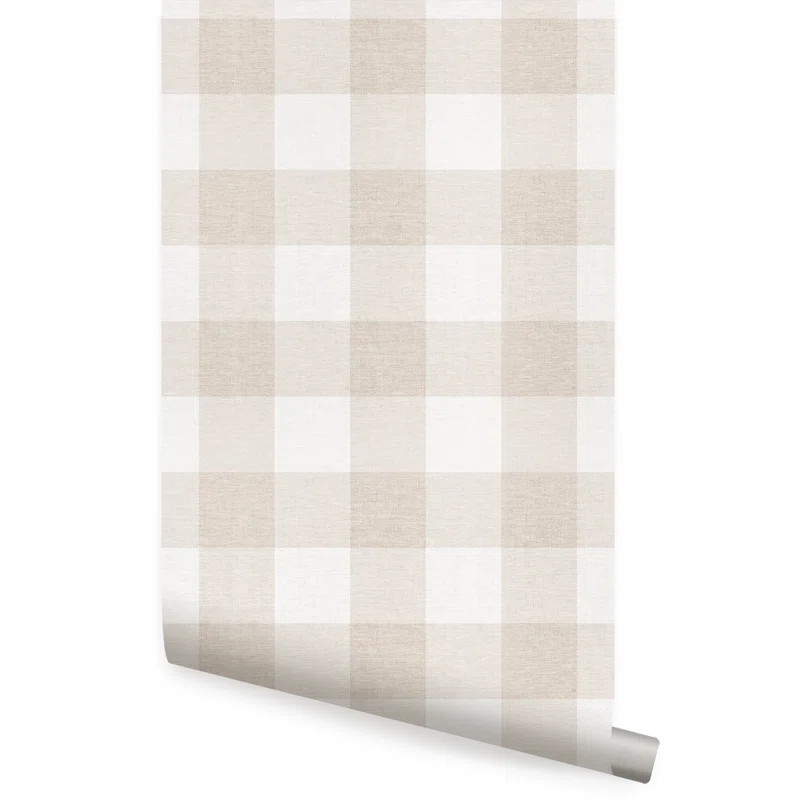 Martianna Checkered Peel and Stick Wallpaper Panel | Wayfair North America