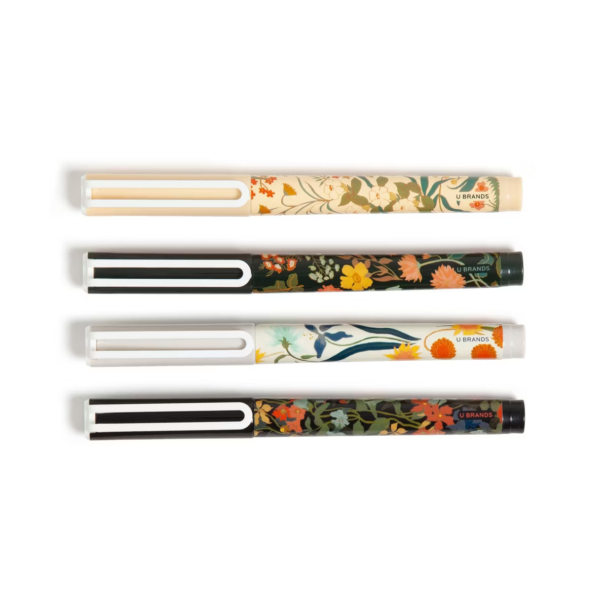 U Brands 4ct Fine Point Fashion Dry Erase Markers Botanical Studies: Desk Accessories for Teacher... | Target