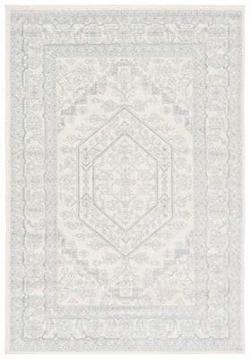 Adirondack ADR-108 Ivory/Slate (S) Jute Area Rug | Rugs Direct