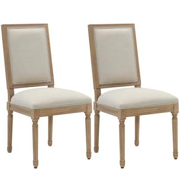 Bertice Linen Upholstered Side Chair | Wayfair North America