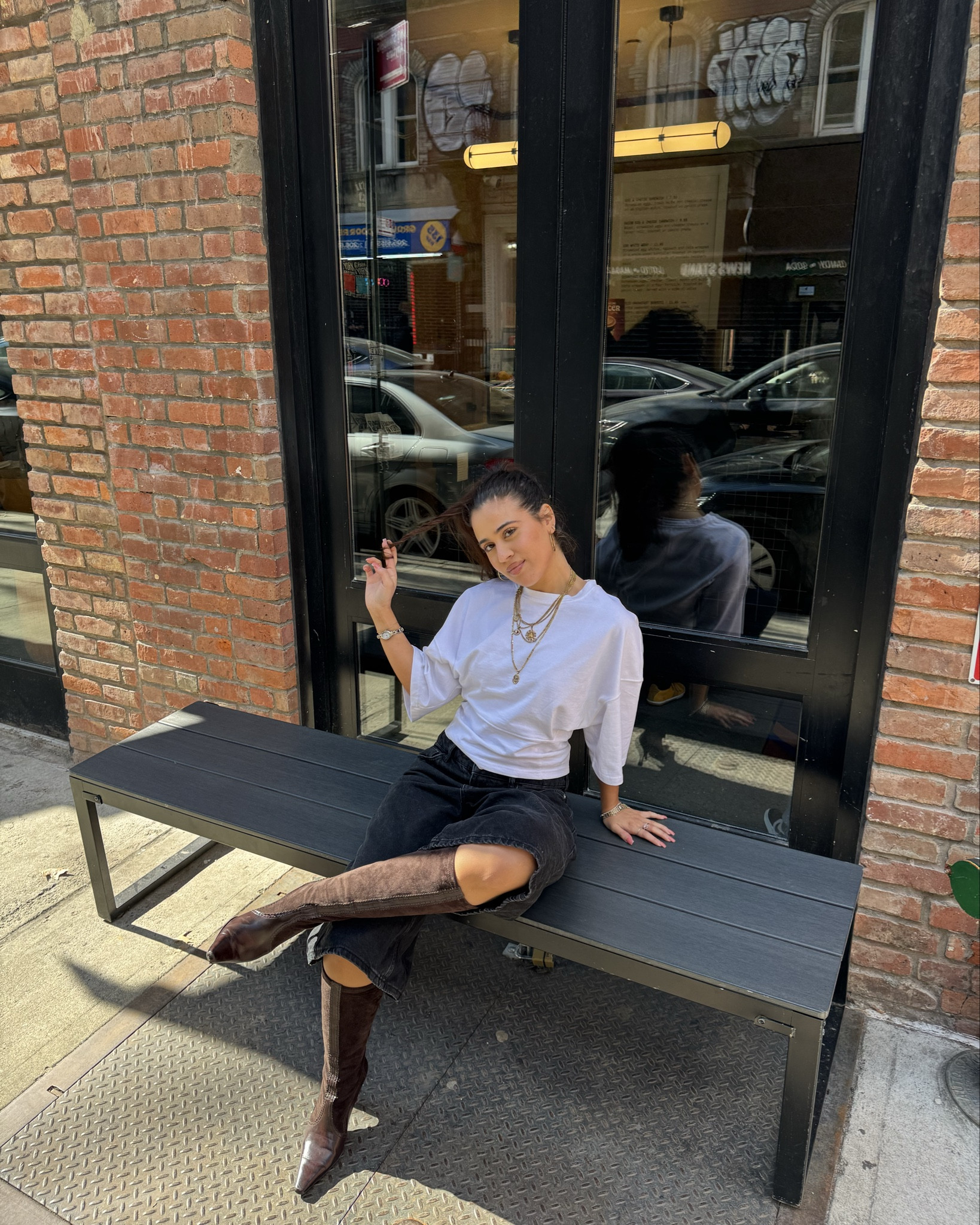 OG top & bottoms are from Zarq & boots r thrifted but found something similar at a lower cost linked <33 