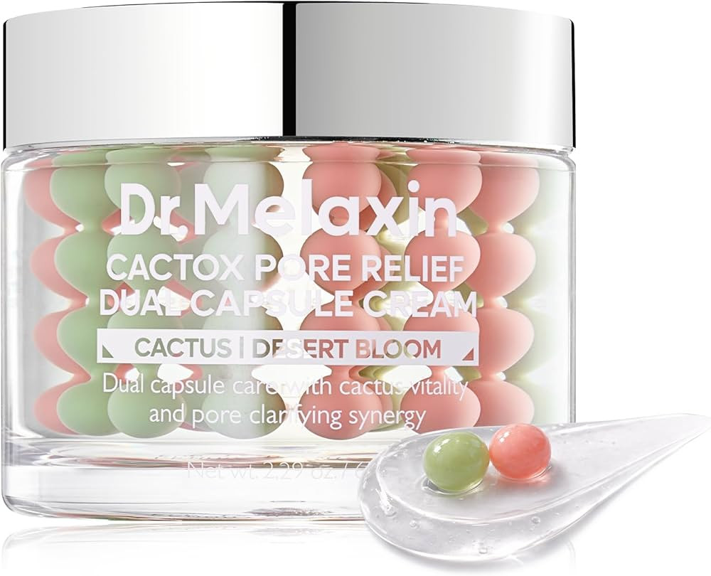 Amazon.com: Dr.Melaxin Cactox Pore Dual Capsule Cream \u2013 Pore Minimizing Hydrating Face Cream... | Amazon (US)