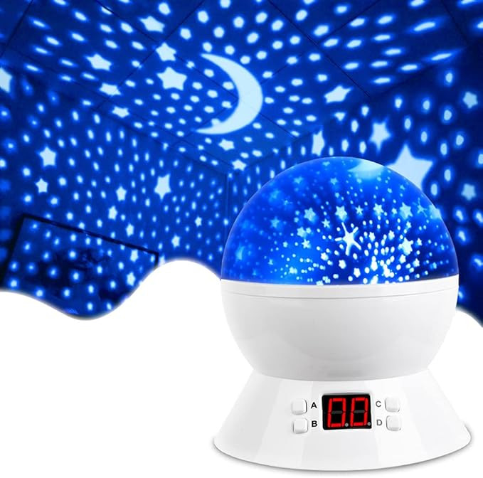 MOKOQI Star Projector Night Lights for Kids With Timer, Gifts for 1 - 14 Year Old Girl and Boy, R... | Amazon (US)