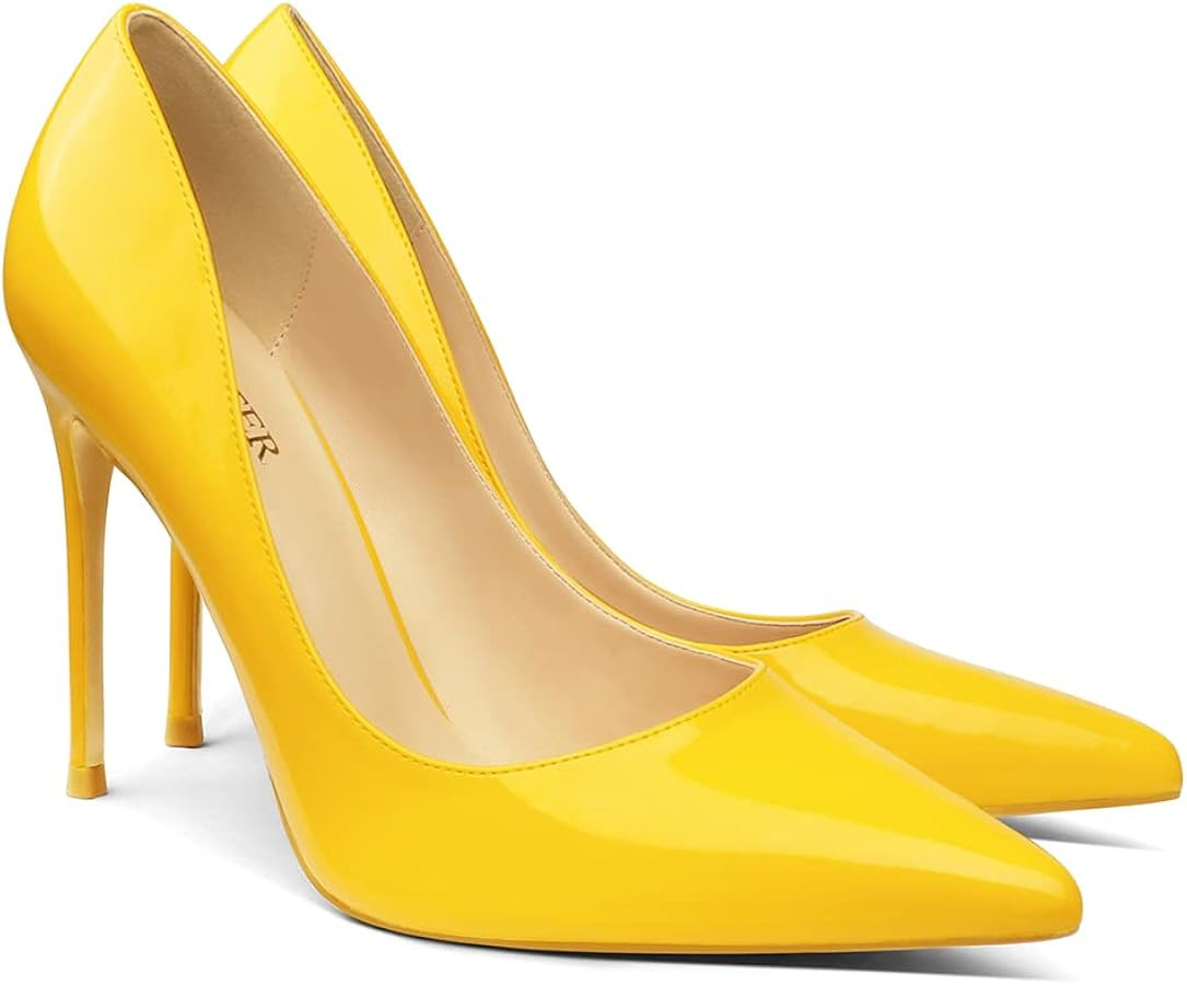 COLETER Women's 4 Inch Stiletto Pumps | Amazon (US)