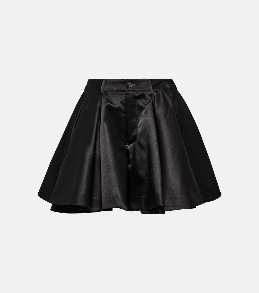 Noir Kei Ninomiya High-rise satin shorts | Mytheresa (US/CA)